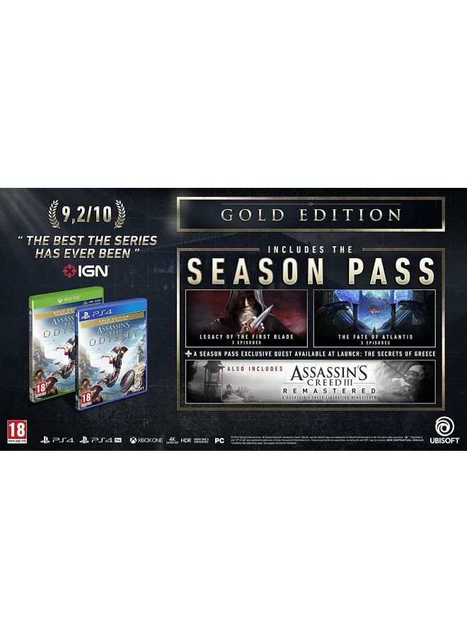 أوبيسوفت - لعبة فيديو "Assassin's Creed : Odyssey" (إصدار عالمي) - adventure - playstation_4_ps4 - Image 1