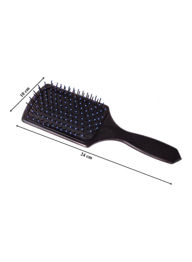 FOK Cushion Paddle Hair Brush Black/Blue 24x4x8cm  - Image 4