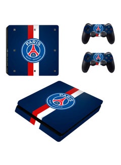 4-Piece Paris Printed Wireless Console And  Controller Sticker Set For PS4 Slim