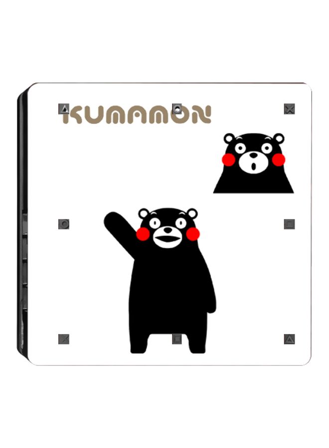 Beauenty 4-Piece Kumamon Printed Console And Controller Sticker Set For PS4 Slim - Image 2