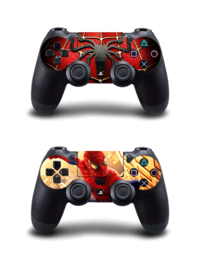 Beauenty 4-Piece Spider-Man 3 Printed Console And Controller Sticker Set For PlayStation 4 Slim - Image 3