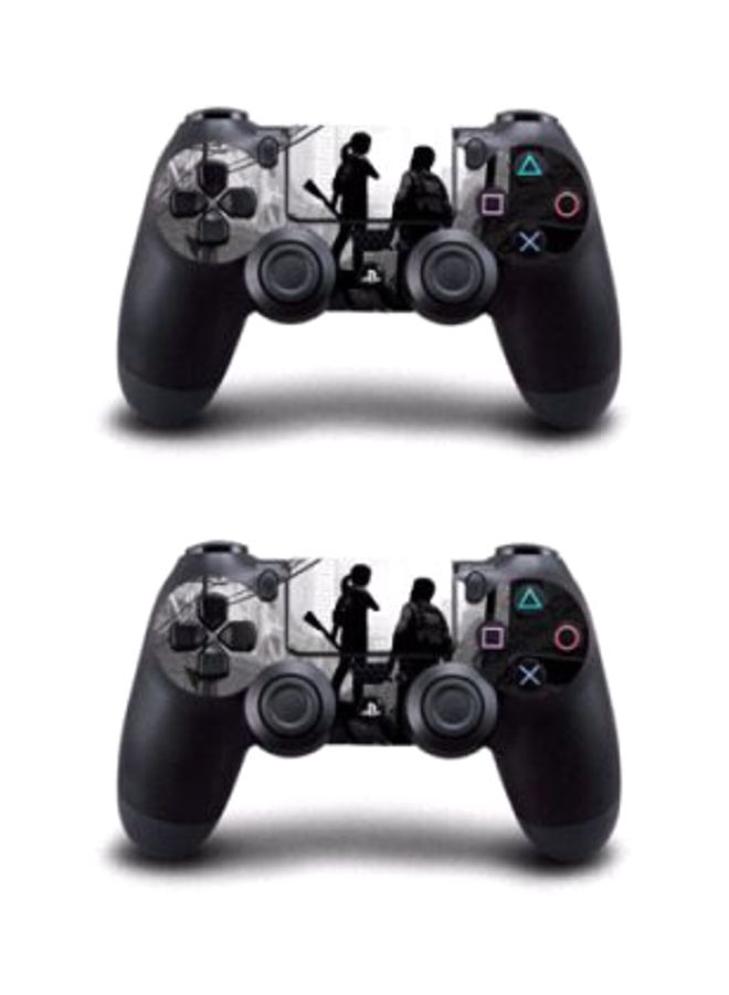 Beauenty - 4-Piece The Last Of Us Printed Console And Controller Sticker Set For PlayStation 4 Slim - Image 1