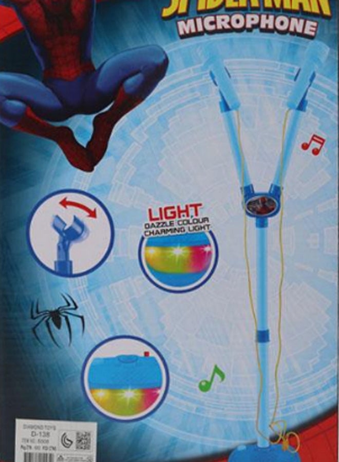 Spider-Man Double Microphone Adjustable Stand