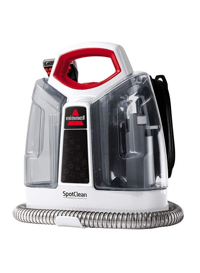 Bissell - SpotClean 3698E – Portable Spot Cleaner with a Powerful Stain Removal for Carpets, Curtains, Upholstery, and Messes, Compact & Lightweight Design| 1.1 L 330 W 3698E White/Red/Black - Image 1