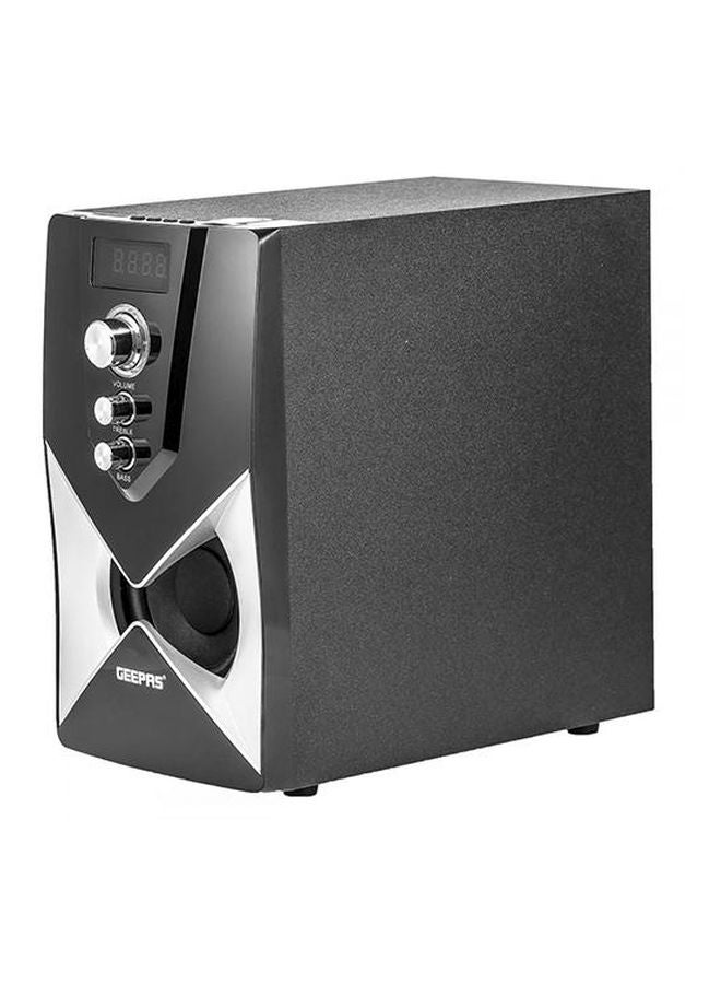GEEPAS - 2.1 Channel Multimedia Speaker GMS8515 Black/Grey - Image 1