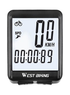 WEST BIKING LED Bicycle Odometer 15.6x8x4.5cm  - Image 1