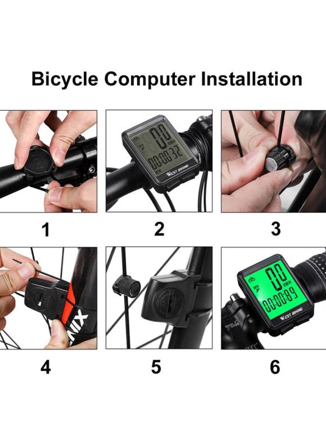 WEST BIKING LED Bicycle Odometer 15.6x8x4.5cm - Image 4