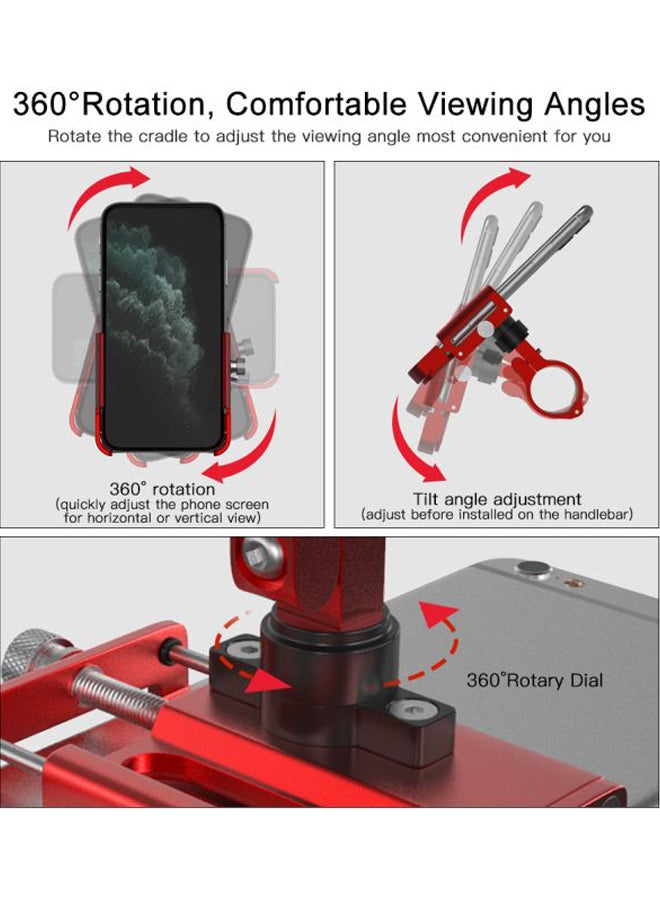 GUB Aluminium Phone Holder 10.3x8.3x7.8cm - Image 2
