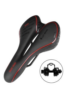 WEST BIKING PU Leather Bicycle Saddle 9.84x5.51x1.37inch  - Image 5