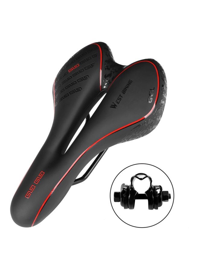 WEST BIKING PU Leather Bicycle Saddle 9.84x5.51x1.37inch  - Image 5