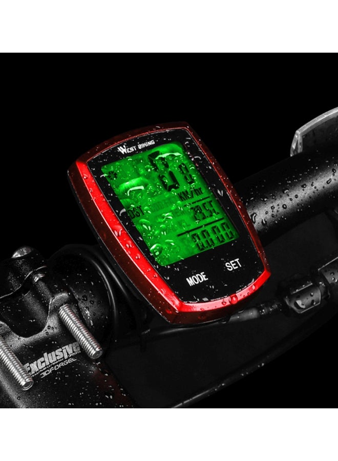WEST BIKING Wired Bike Speedometer 6x4cm  - Image 2