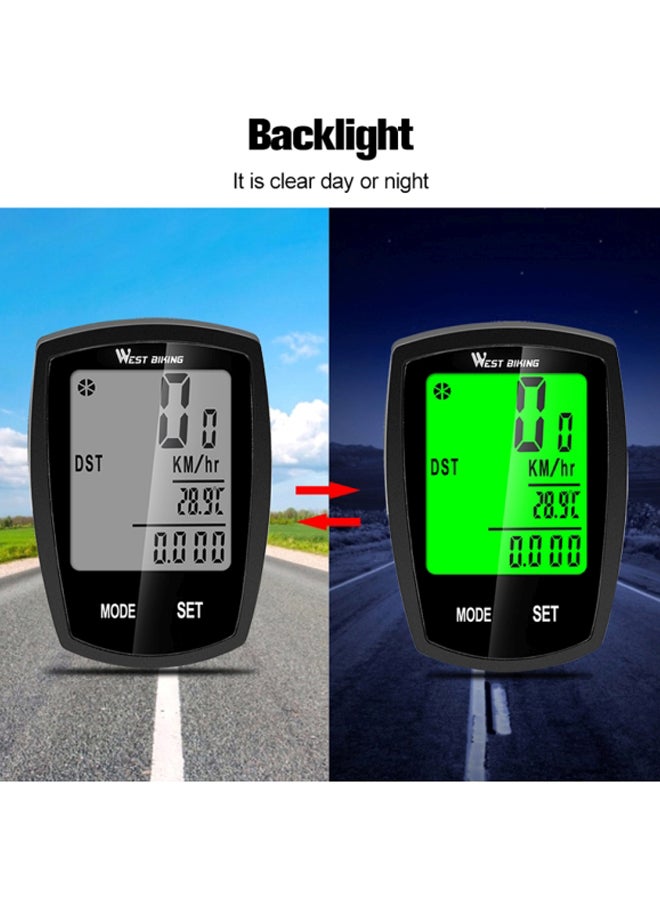 ويست بايكنج عداد سرعة لاسلكي للدراجة 6x4سم - Image 5