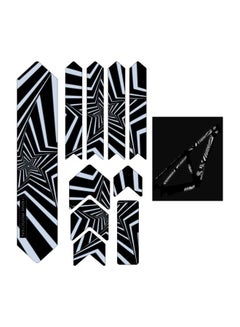 ENLEE 10-Piece Reflective Bike Fork Sticker Set  - Image 3