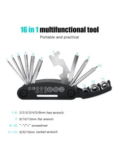 Portable Mountain Bike Repair Tools Kit - v1596092579/N39537733A_3