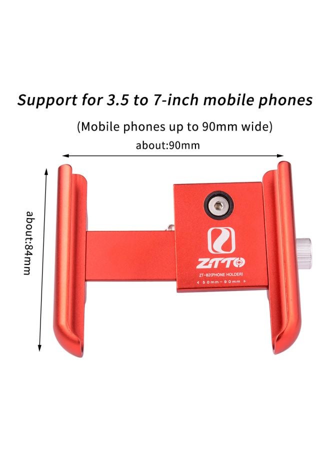 زد تي تي أو حامل للهاتف المحمول يثبت على مقود الدراجة 9x8.4سم - Image 3