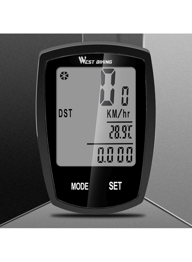 WEST BIKING - Waterproof LCD Speedometer - Image 1