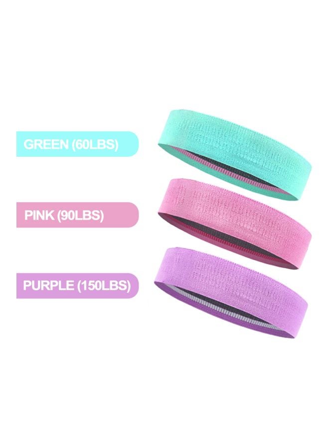 LIXADA - 3-Piece Resistance Band Set 7.6x8.0cm - Image 1