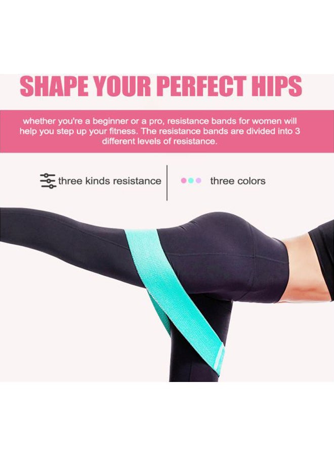 LIXADA - 3-Piece Resistance Band Set 7.6x8.0cm - Image 1