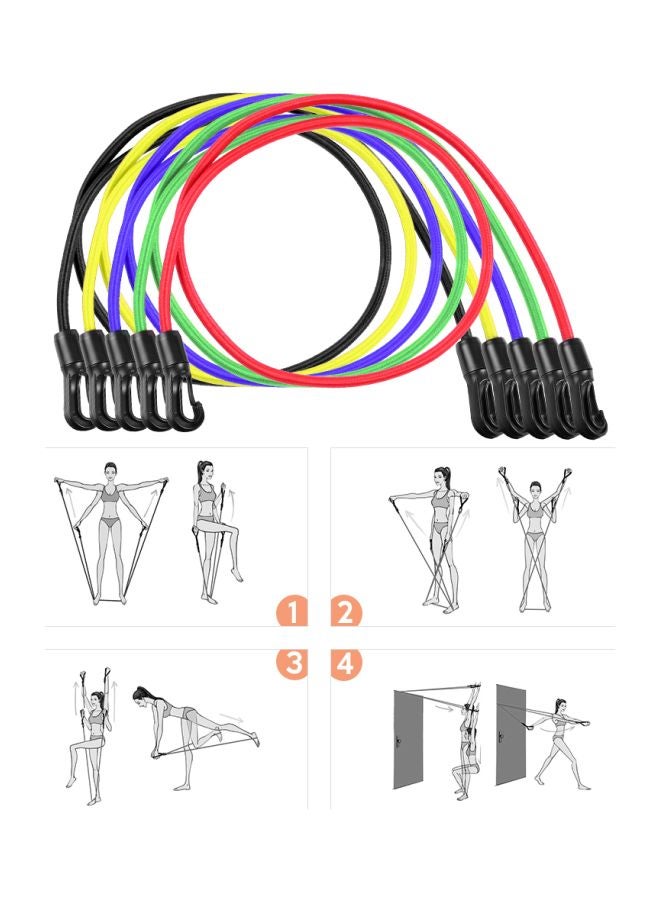 TOMSHOO 12-Piece Resistance Band Set - Image 4