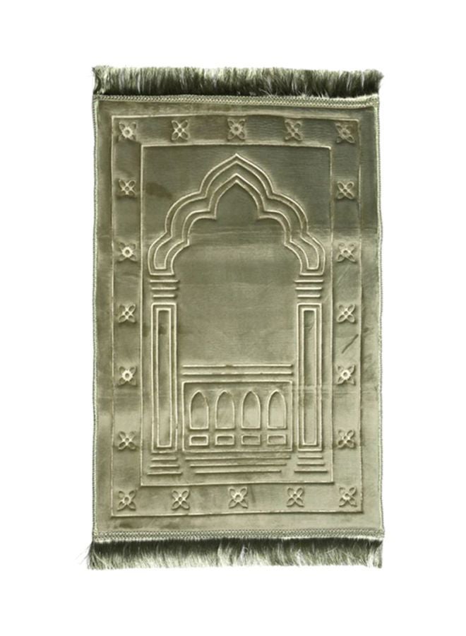 سندس سجادة صلاة بتصميم مبتكر أخضر 81x41سم - Image 1