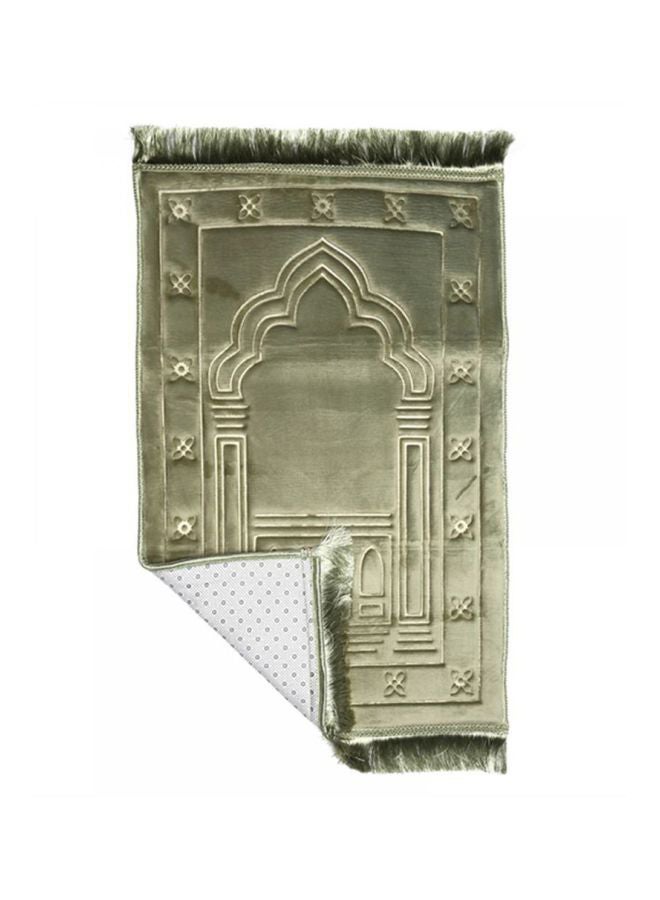 سندس سجادة صلاة بتصميم مبتكر أخضر 81x41سم - Image 2