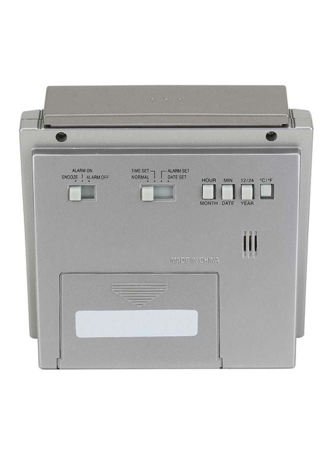CASIO Multi Function Digital Alarm Clock Grey  - Image 3