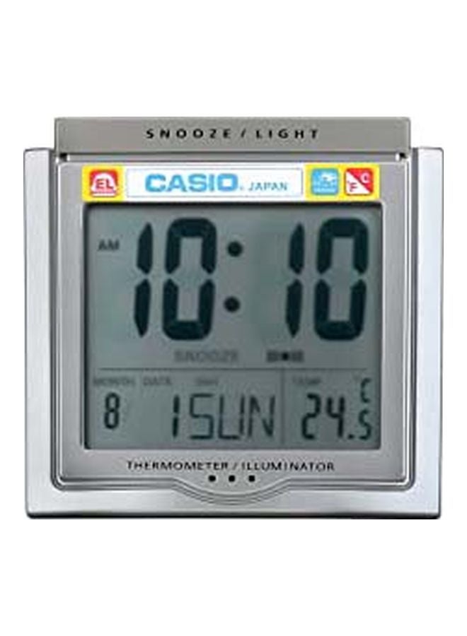 CASIO Multi Function Digital Alarm Clock Grey  - Image 1