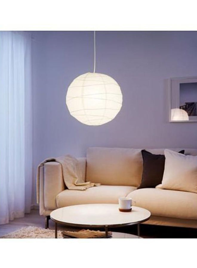 Beauenty Round Shape Pendant Light White 6 x 19cm  - Image 2