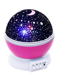 LED Night Light Projector Moon Lamp Multicolour 12 x 12 x 13.5cm