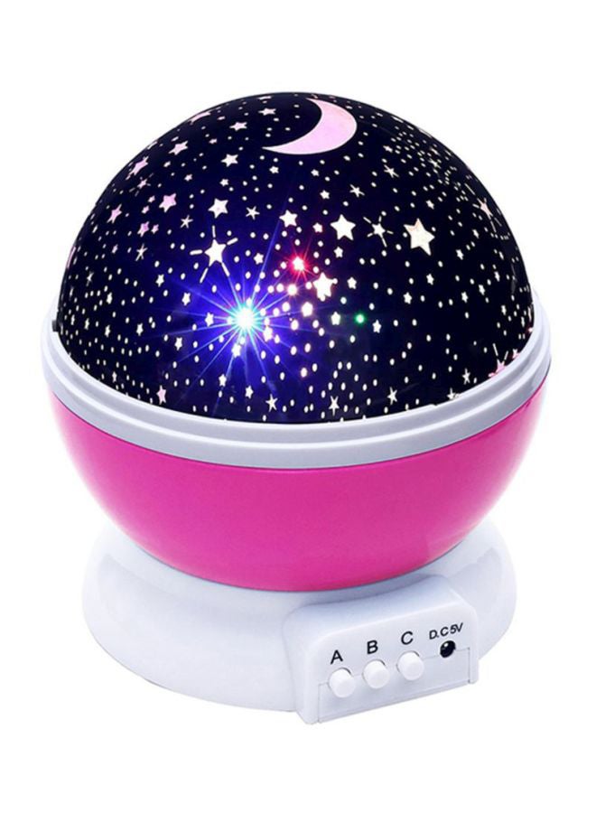 CYTHERIA - LED Night Light Projector Moon Lamp Multicolour 12 x 12 x 13.5cm - Image 1