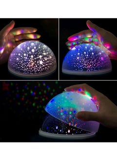 سيثيريا جهاز بروجيكتور بضوء ليلي LED على شكل قمر متعدد الألوان 12 x 12 x 13.5سم  - Image 2