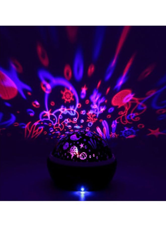 CYTHERIA - LED Night Light Projector Moon Lamp Multicolour 12 x 12 x 13.5cm - Image 1