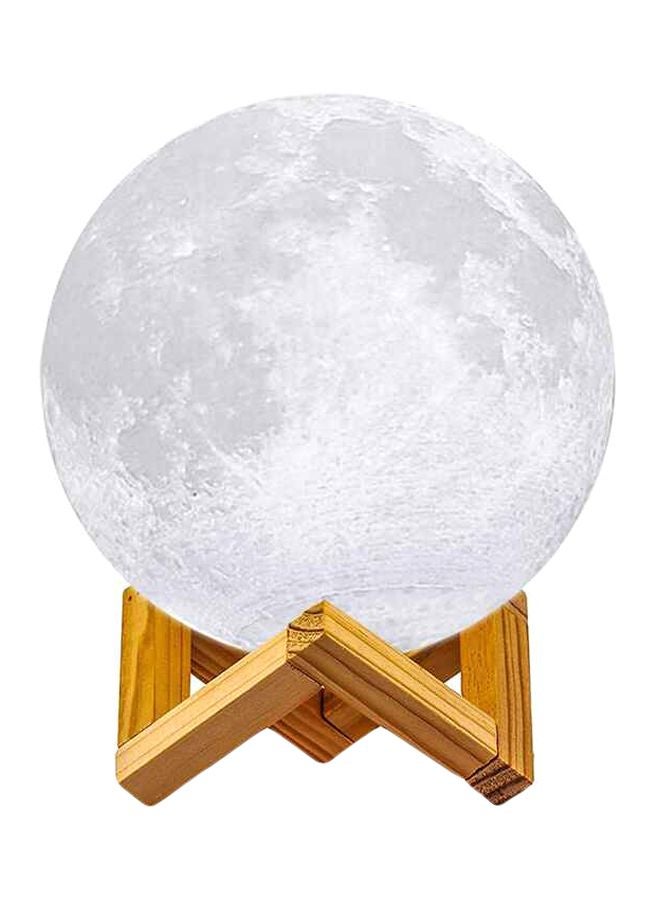 CYTHERIA 3D Print Moon Lamp With Stand White 12mm  - Image 1
