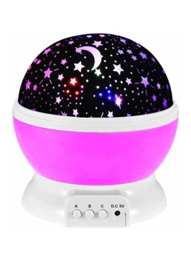 Beauenty Star And Moon Starlight Projector Lamp Pink/White/Black 12x13cm  - Image 1