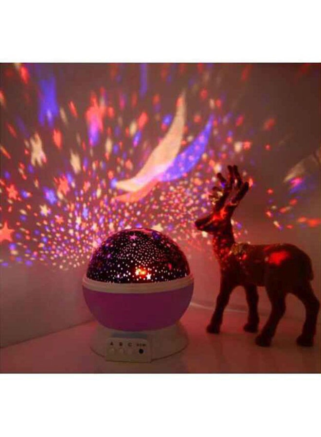 Beauenty Star And Moon Starlight Projector Lamp Pink/White/Black 12x13cm  - Image 2