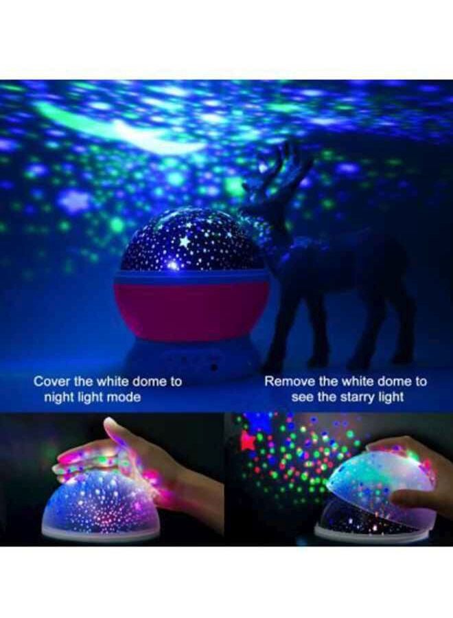 Beauenty Star And Moon Starlight Projector Lamp Pink/White/Black 12x13cm  - Image 3