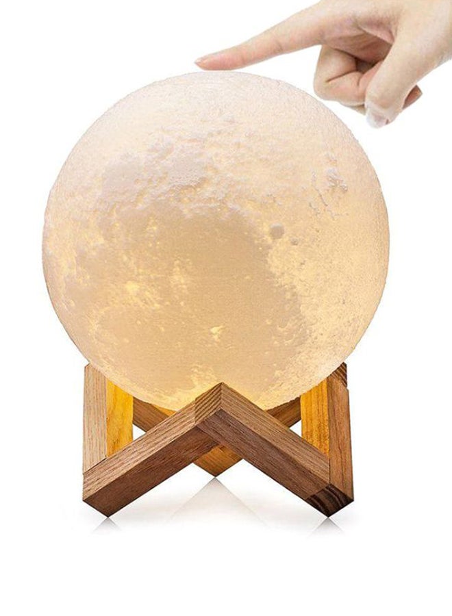 Beauenty 3D LED Moon Night Lamp White 16x16cm - Image 2
