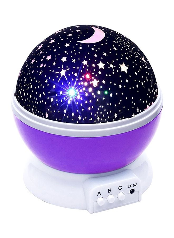 CYTHERIA LED Moon Lamp Purple 12x12x13.5cm  - Image 1