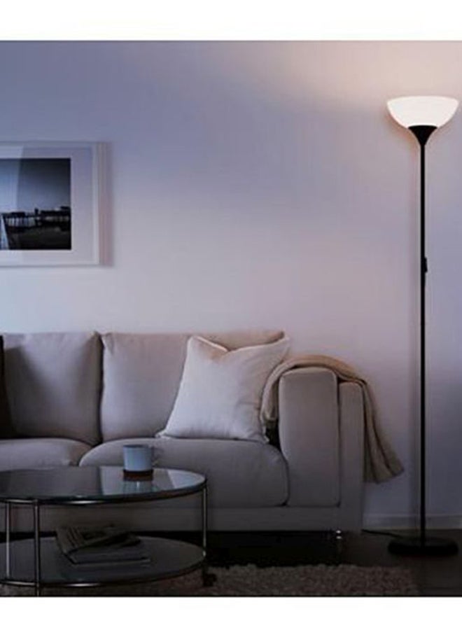 بيوينتي مصباح أرضي قائم أسود/ أبيض 12 x 29سم - Image 2