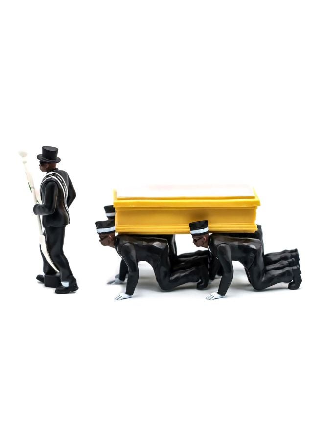 بي جي مجسم رجال سود يحملون تابوت طراز WY-101 12x9.8x18سم - Image 2