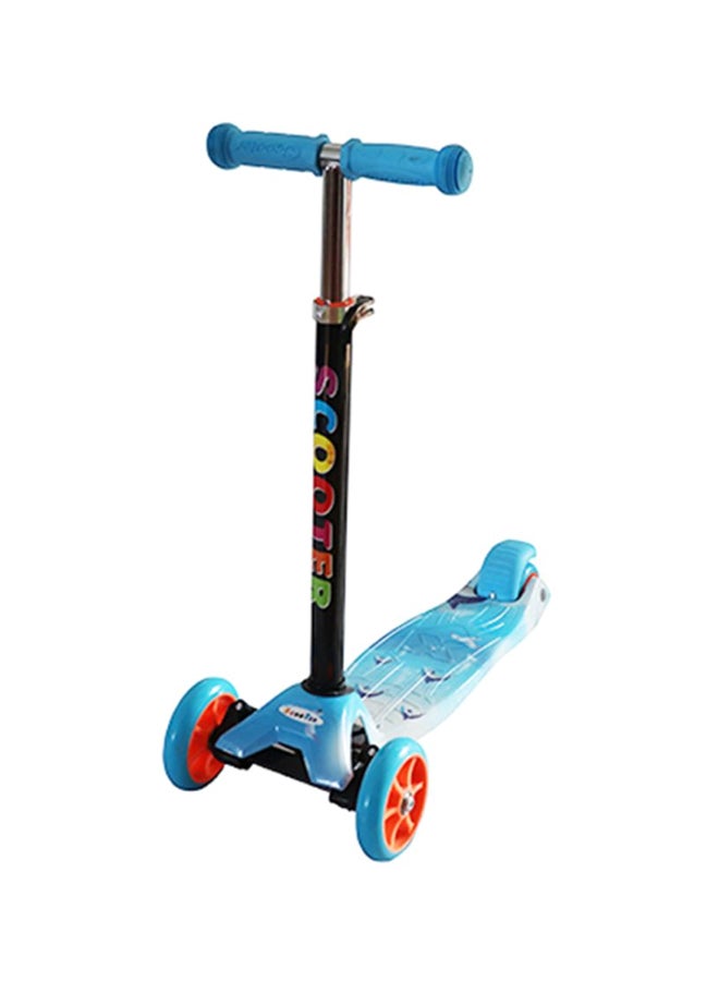 Cool Baby 3-Wheel Camo Graffiti Scooter In Blue Sturdy And Authentic For Your Little One Multicolour ‎59x26.4x17.4cm - Image 1