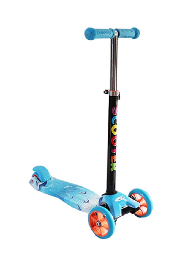Cool Baby 3-Wheel Camo Graffiti Scooter In Blue Sturdy And Authentic For Your Little One Multicolour ‎59x26.4x17.4cm - Image 2