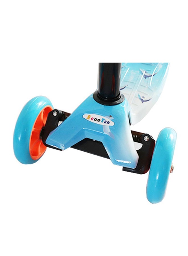 Cool Baby 3-Wheel Camo Graffiti Scooter In Blue Sturdy And Authentic For Your Little One Multicolour ‎59x26.4x17.4cm - Image 3