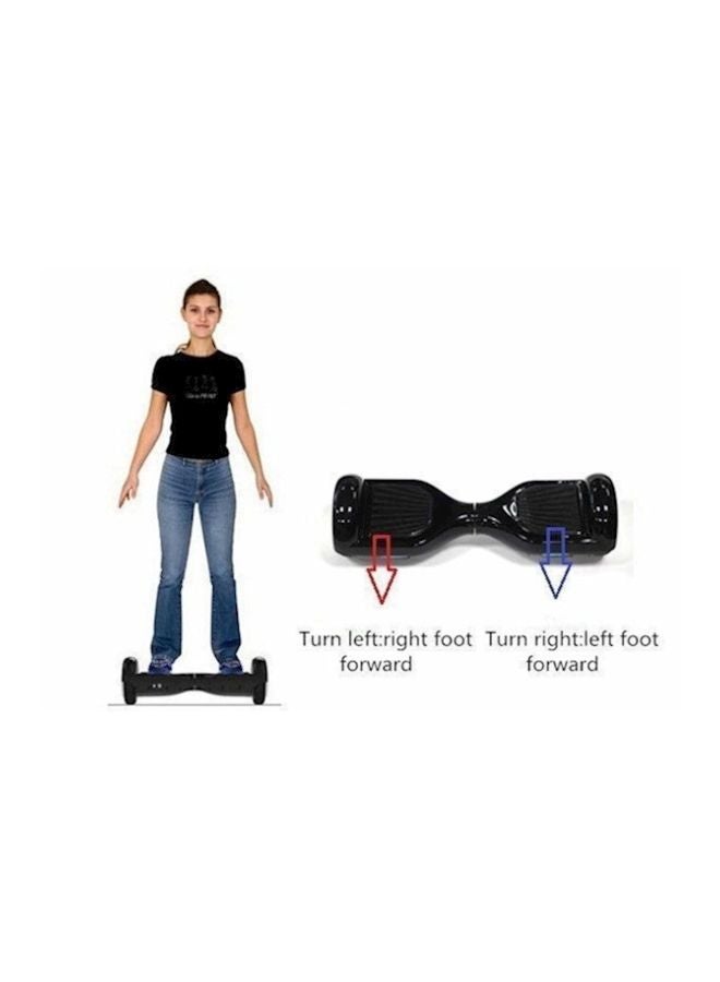 كروني سكوتر هوفر بورد كهربائي ذاتي التوازن بعجلتين أسود - Image 3