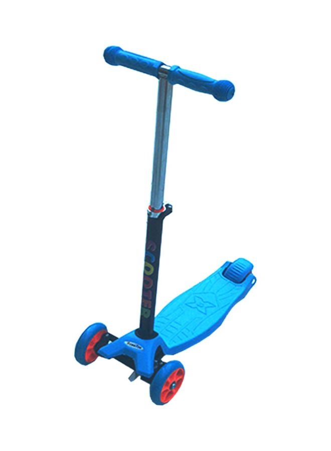 كول بيبي سكوتر دفع ب3 عجلات وارتفاع قابل للتعديل للأطفال والبالغين أزرق 55x75x24سم - Image 1