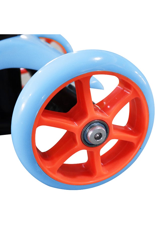 كول بيبي سكوتر دفع ب3 عجلات وارتفاع قابل للتعديل للأطفال والبالغين أزرق 55x75x24سم - Image 3