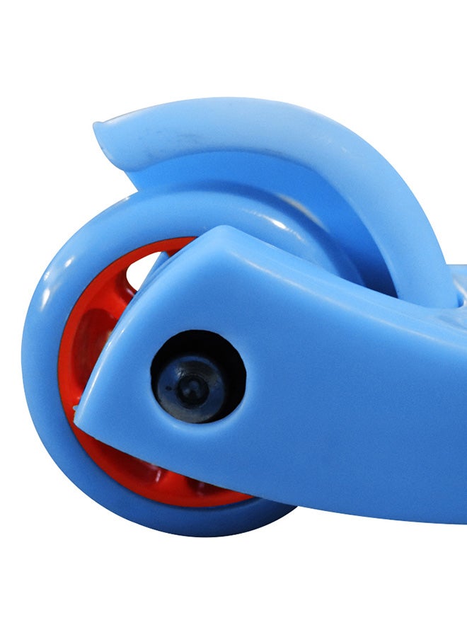 كول بيبي سكوتر دفع ب3 عجلات وارتفاع قابل للتعديل للأطفال والبالغين أزرق 55x75x24سم - Image 4