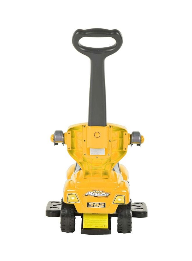 ليتل أنجل سيارة ركوب تفاعلية ديلوكس ميجا تعمل بالدفع مزودة بمقبض 63x71.5x61سم - Image 4