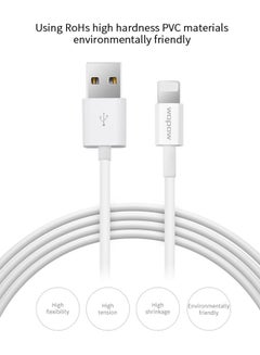 وبو كابل لايتنينج إلى USB أبيض  - Image 3
