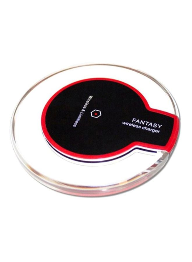 Fantasy Wireless Charger With Micro USB Cable White/Black/Red - Image 1